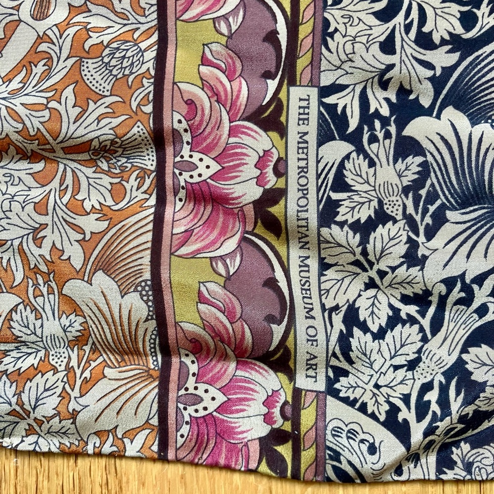 The Met Museum Floral Scarf